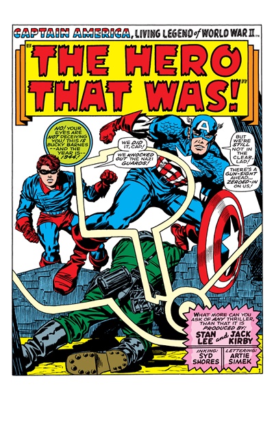 Page #1 from Captain America (1968 series) #109