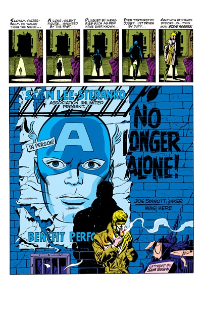 Page #1 from Captain America (1968 series) #110
