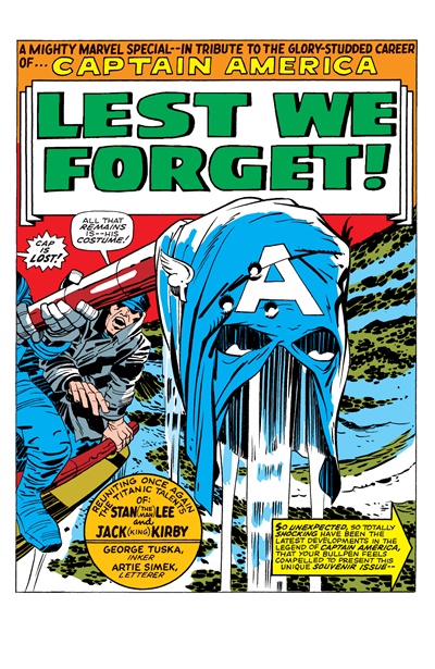 Page #1 from Captain America (1968 series) #112
