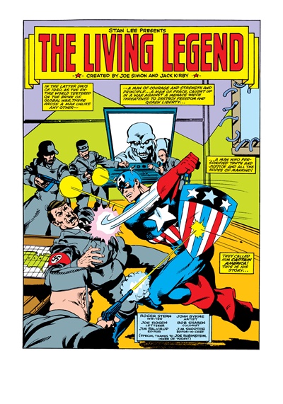 Page #1 from Captain America (1968 series) #255