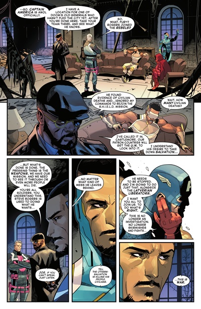 Page #1 from Captain America (2025 series) #9