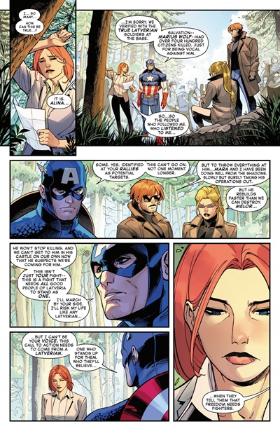 Page #2 from Captain America (2025 series) #9