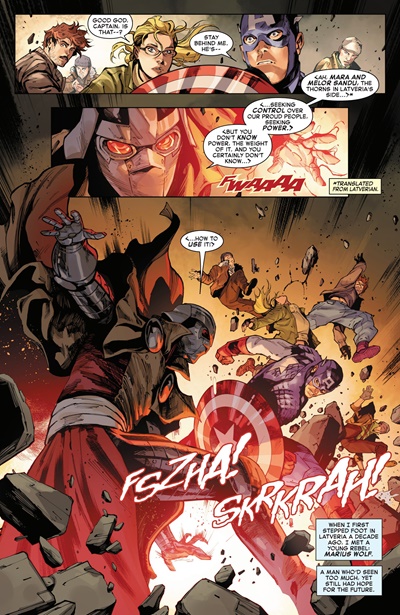 Page #1 from Captain America (2025 series) #10