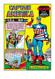 Page #1from Captain America Comics (1941 series) #1
