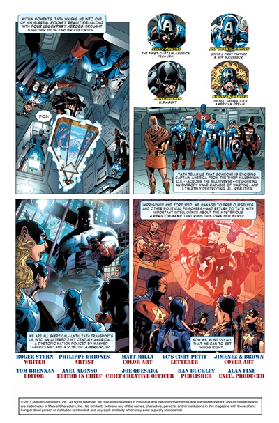 Page #2 from Captain America Corps (2011 series) #4