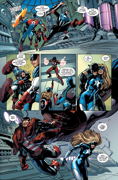Page #4 from Captain America Corps (2011 series) #5