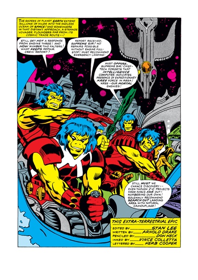 Page #1 from Captain Marvel (1968 series) #8