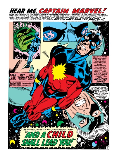 Page #1 from Captain Marvel (1968 series) #17