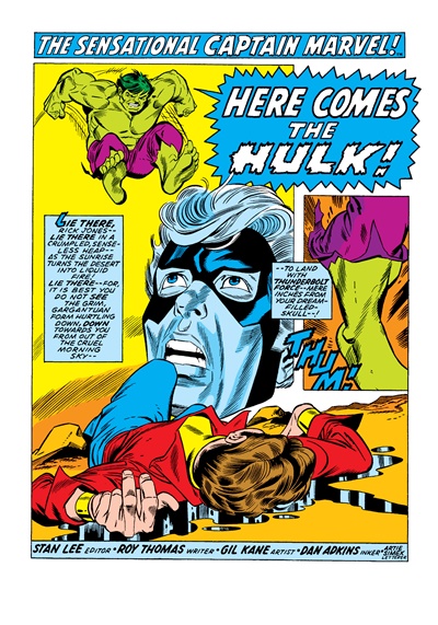Page #1 from Captain Marvel (1968 series) #21