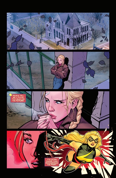 Page #1 from Captain Marvel: Dark Past (2026 series) #1