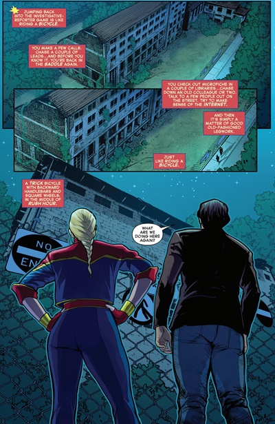 Page #1 from Captain Marvel: Dark Past (2026 series) #2
