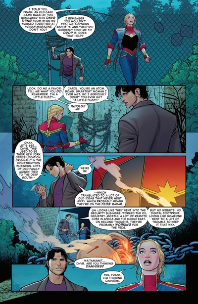 Page #2 from Captain Marvel: Dark Past (2026 series) #2