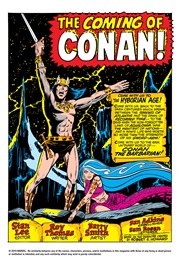 Page #1 from Conan the Barbarian (1970 series) #1