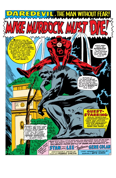 Page #1 from Daredevil (1964 series) #27