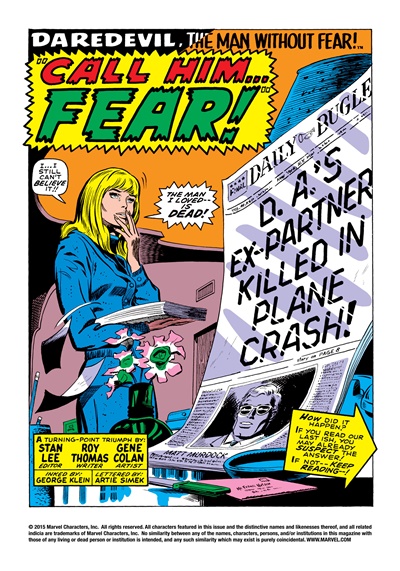 Page #1 from Daredevil (1964 series) #54