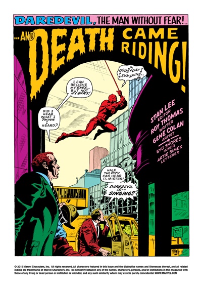 Page #1 from Daredevil (1964 series) #56
