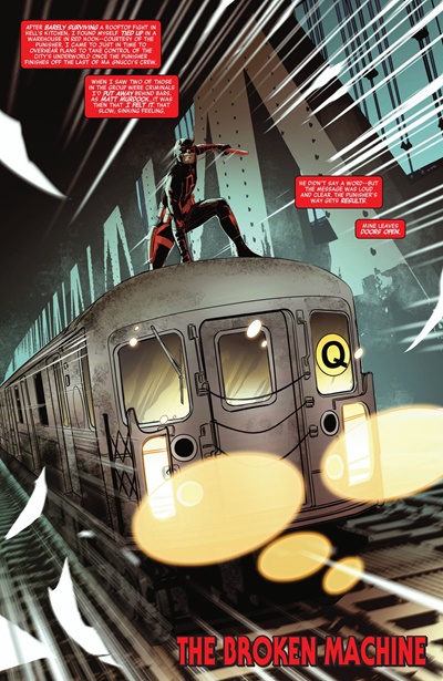 Page #1 from Daredevil / Punisher: The Devil