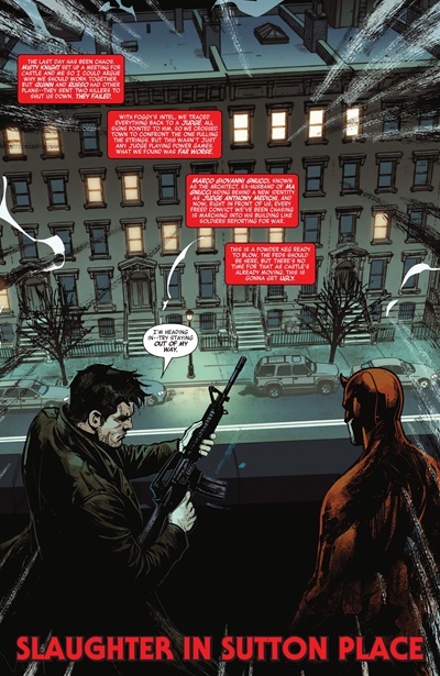 Page #1 from Daredevil / Punisher: The Devil
