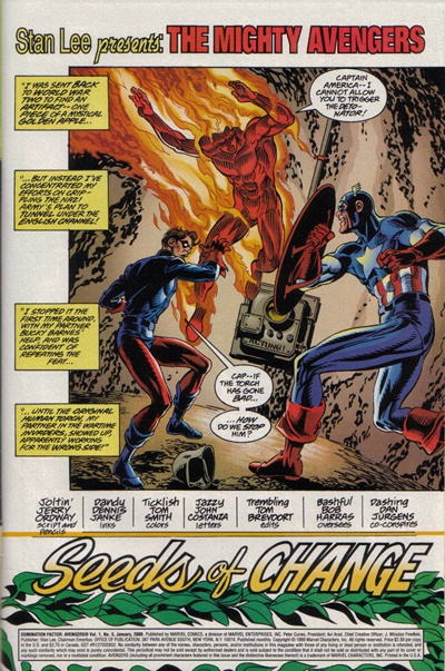 Page #1 from Domination Factor: Avengers (1999 series) #3