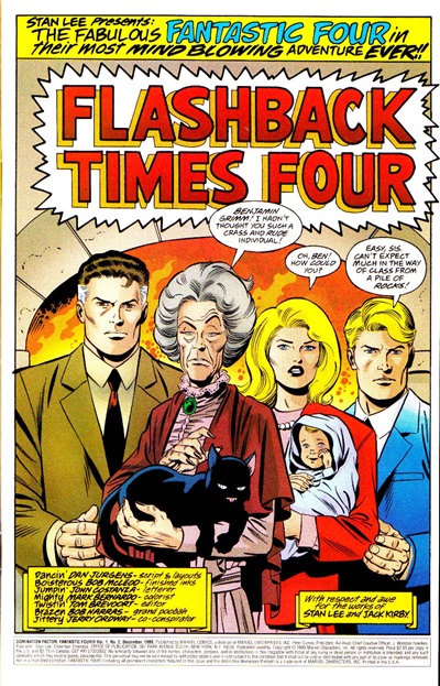 Page #1 from Domination Factor: Fantastic Four (1999 series) #2