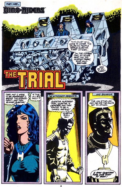 Page #3 from Dino Riders (1989 series) #2