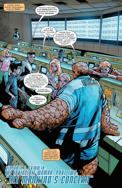 Page #1 from Fantastic Four (2025 series) #7