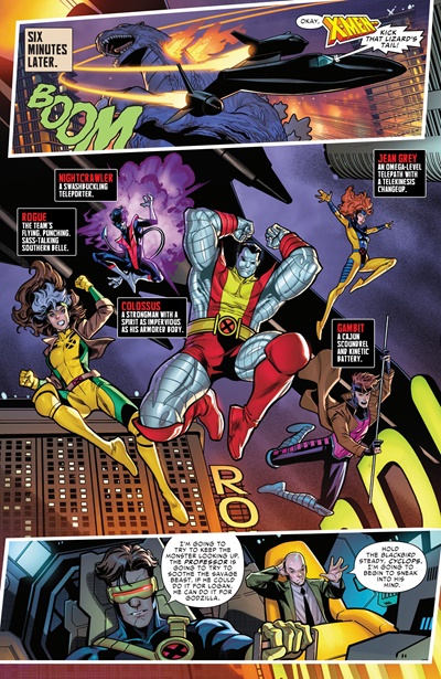 Page #3 from Godzilla Destroys the Marvel Universe (2025 series) #3