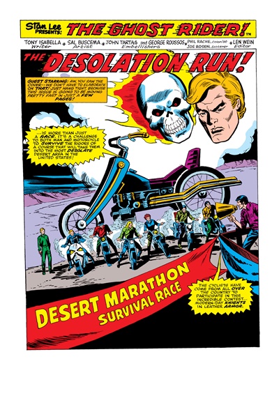 Page #1 from Ghost Rider (1973 series) #11