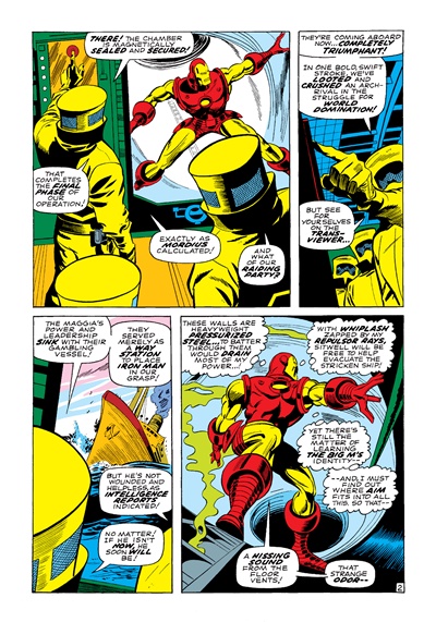 Page #2 from Iron Man (1968 series) #1