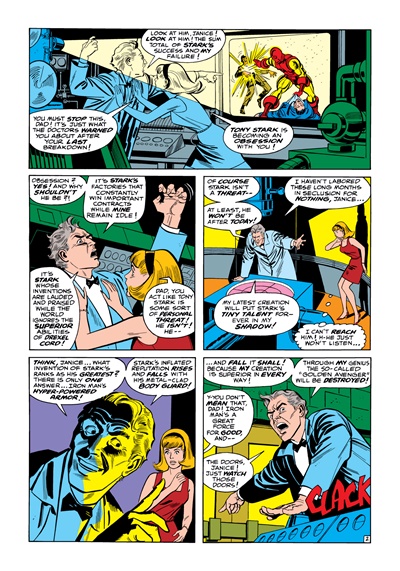 Page #2 from Iron Man (1968 series) #2