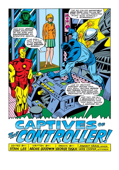 Page #1 from Iron Man (1968 series) #13