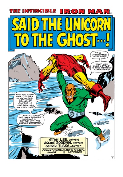 Page #1 from Iron Man (1968 series) #15