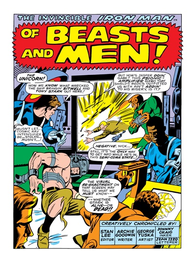 Page #1 from Iron Man (1968 series) #16