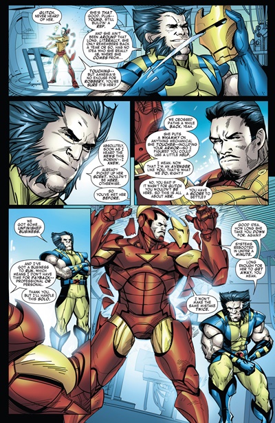 Page #5 from Iron Man: Kiss And Kill (2010 series) #1