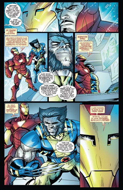 Page #6 from Iron Man: Kiss And Kill (2010 series) #1