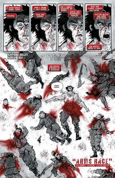 Page #1 from Logan: Black, White and Blood (2026 series) #1