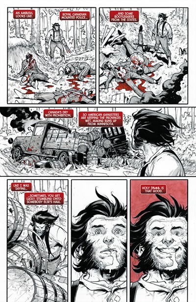 Page #4 from Logan: Black, White and Blood (2026 series) #2