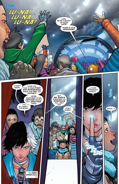 Page #1 from Luna Snow: World Tour (2026 series) #1