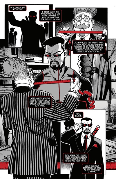 Page #4 from Marvel: Black, White and Blood and Guts (2025 series) #1