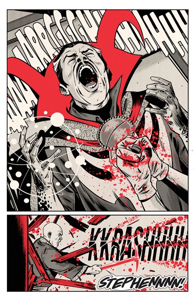 Page #4 from Marvel: Black, White and Blood and Guts (2025 series) #4