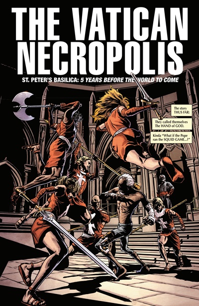 Page #1 from Marvel Knights: The World To Come (2025 series) #5