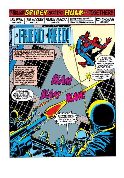 Page #1 from Marvel Team-Up (1972 series) #27
