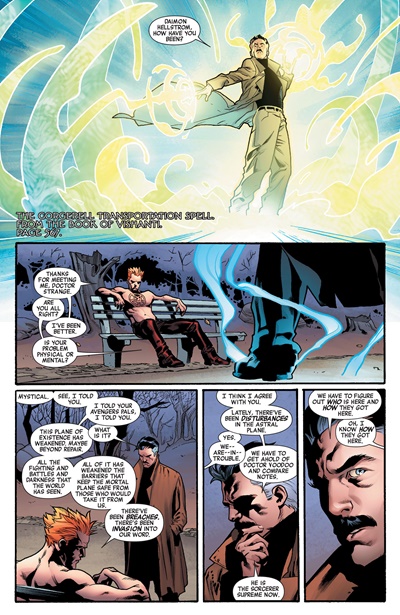 Page #1 from New Avengers (2010 series) #1