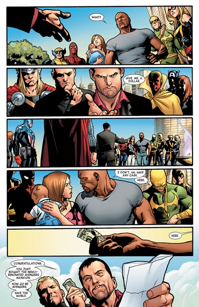 Page #4 from New Avengers (2010 series) #1