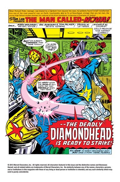 Page #1 from Nova (1976 series) #3