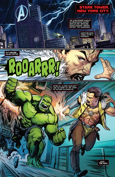 Page #1 from Predator Kills the Marvel Universe (2025 series) #3