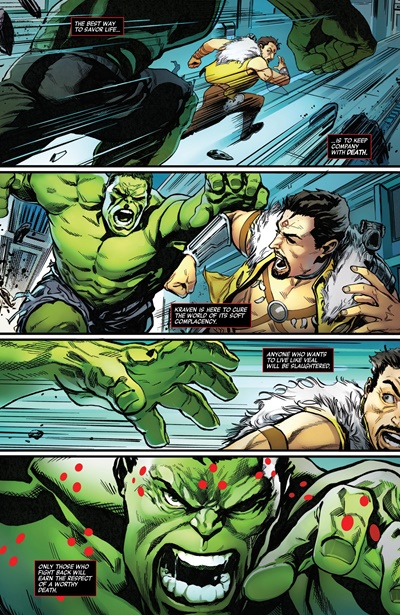 Page #2 from Predator Kills the Marvel Universe (2025 series) #3