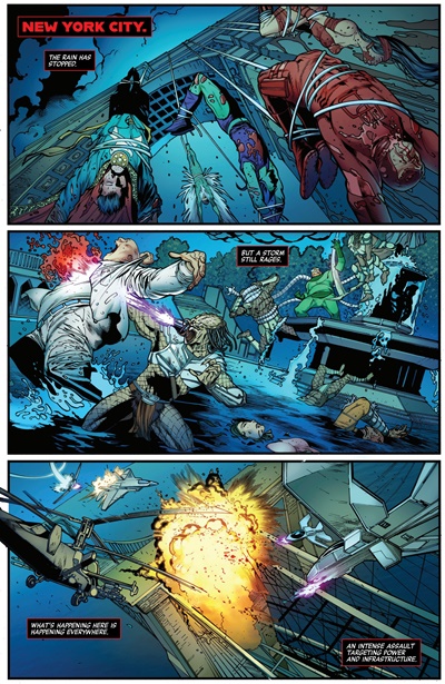 Page #1 from Predator Kills the Marvel Universe (2025 series) #4