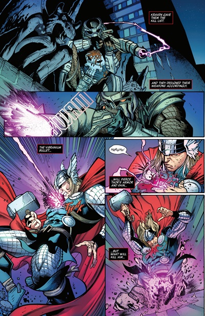 Page #3 from Predator Kills the Marvel Universe (2025 series) #4