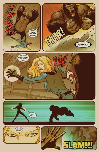 Page #6 from Planet of the Apes vs. Fantastic Four (2026 series) #1